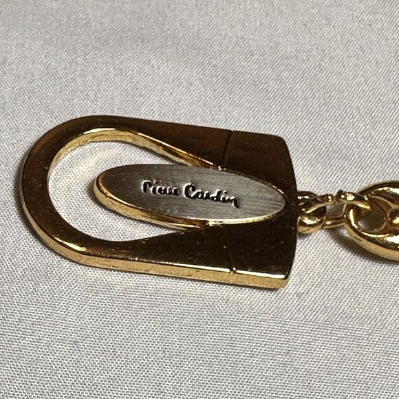 Vintage Pierre Cardin Gold Tone Keyring, Made in Italy - Picture 2 of 3